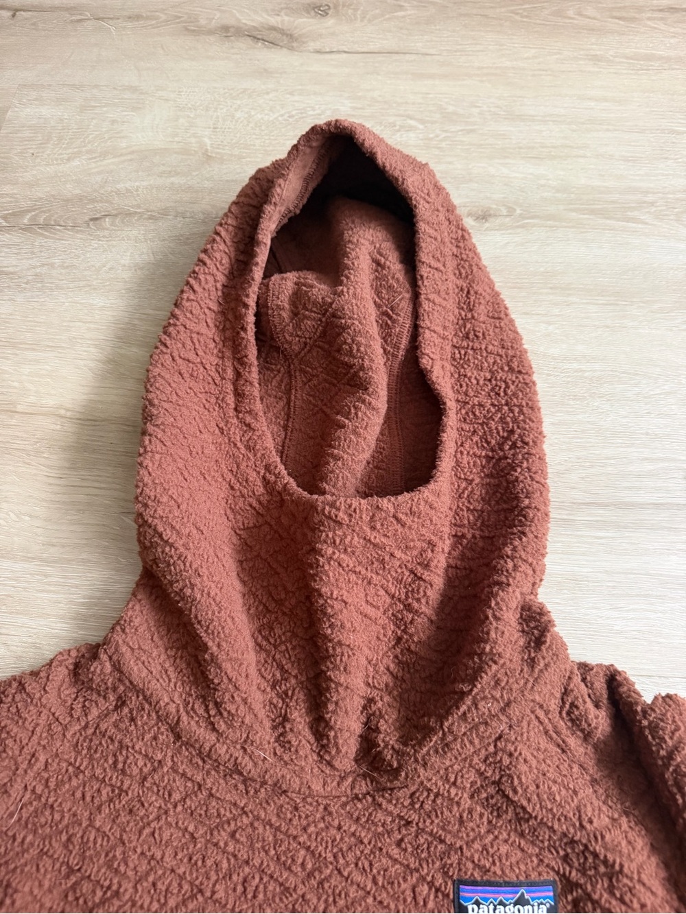 Patagonia Womens Diamond Capra Hoody Brown SZ L - Picture 5 of 10
